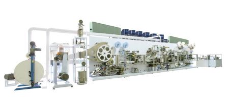 Máquina automática de fabricación de pañales para bebés